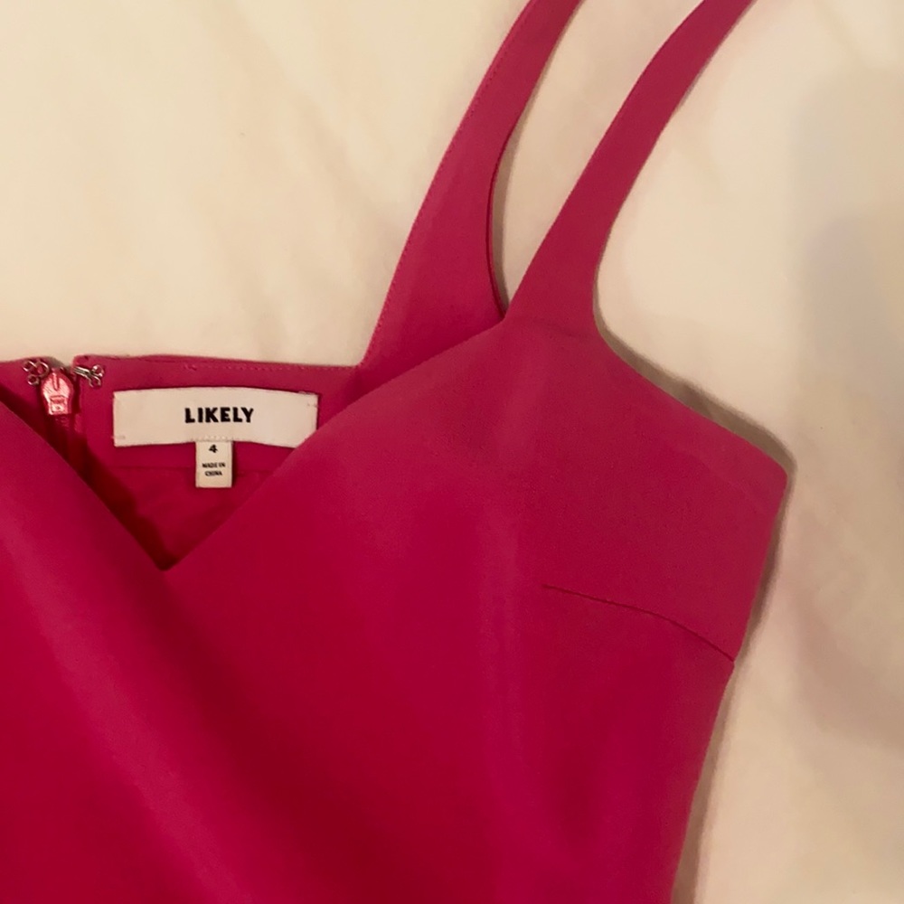 LIKELY HOT PINK DRESS